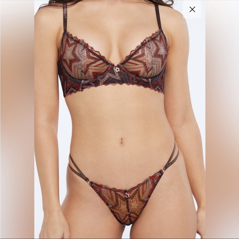 Savage x Fenty Bra and Panty Set 36C/L